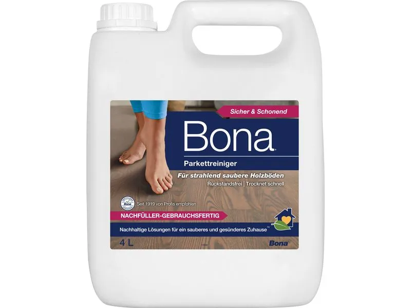 Bona Bodenreiniger für versiegelte Holzböden, 4 l, 1 Stück Bona Bodenreiniger für versiegelte Holzböden, 4 l, 1 Stück