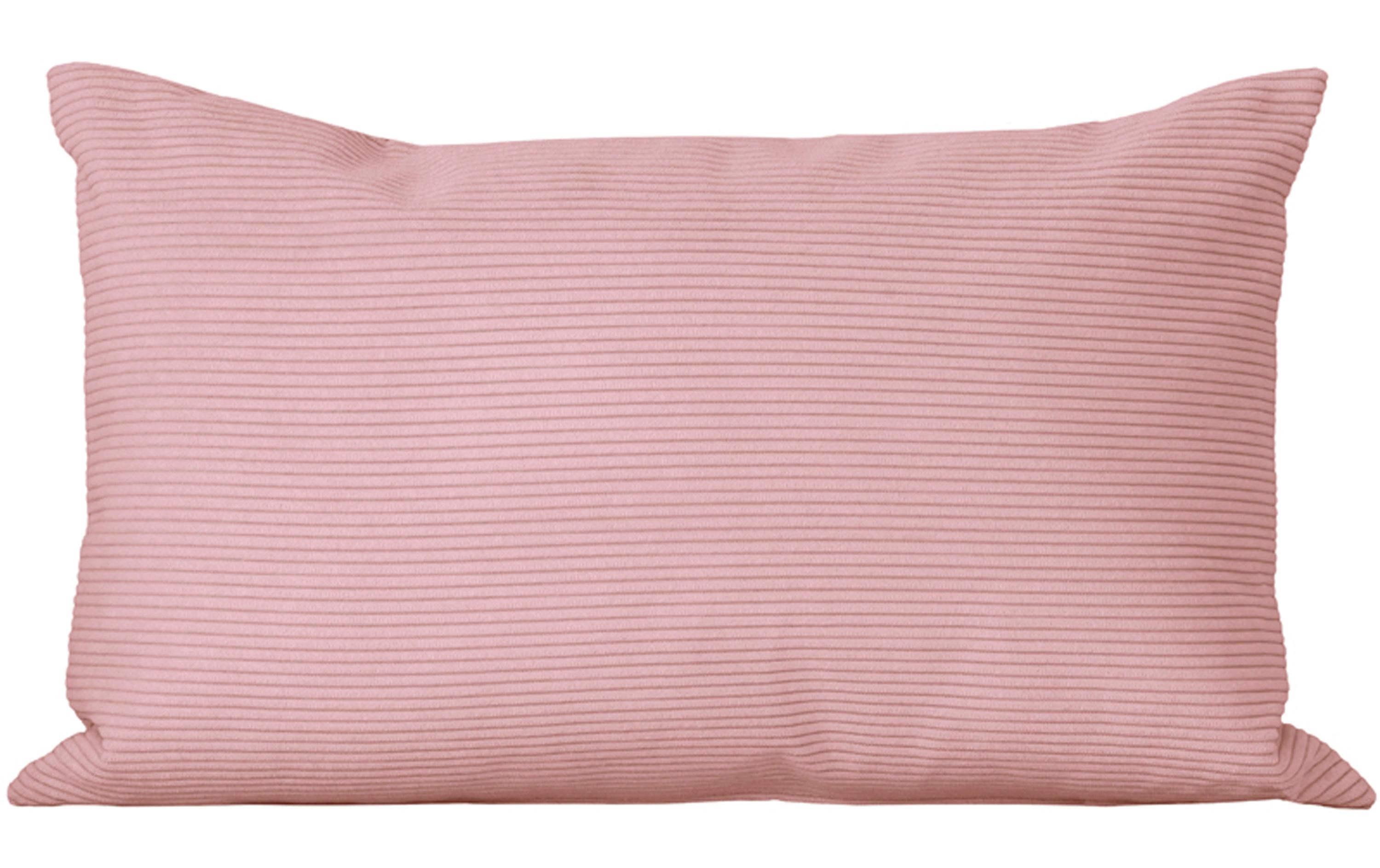 Hubatka Kissenbezug Cord 50 x 30 cm, Altrosa