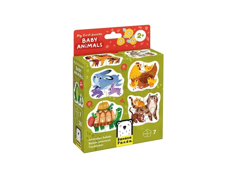 Banana Panda Puzzle Mein erstes Puzzle Tierbaby-Puzzles Banana Panda Puzzle Mein erstes Puzzle Tierbaby-Puzzles