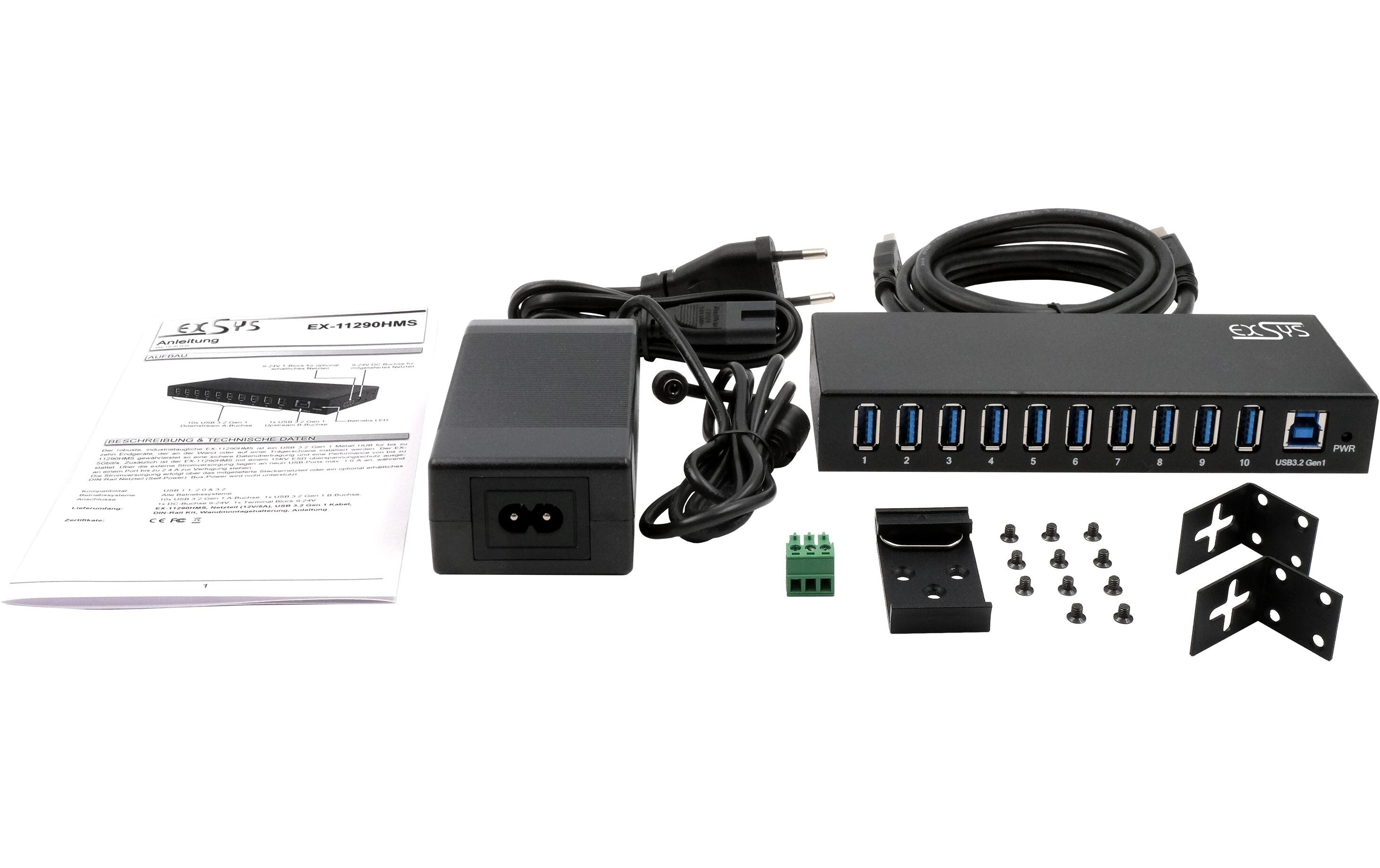 Exsys USB-Hub EX-11290HMS