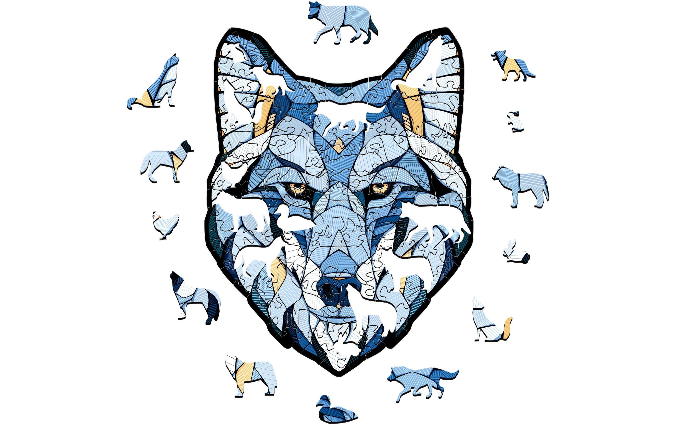 Eco Wood Art Holz-Puzzle Wolf 260 Teile