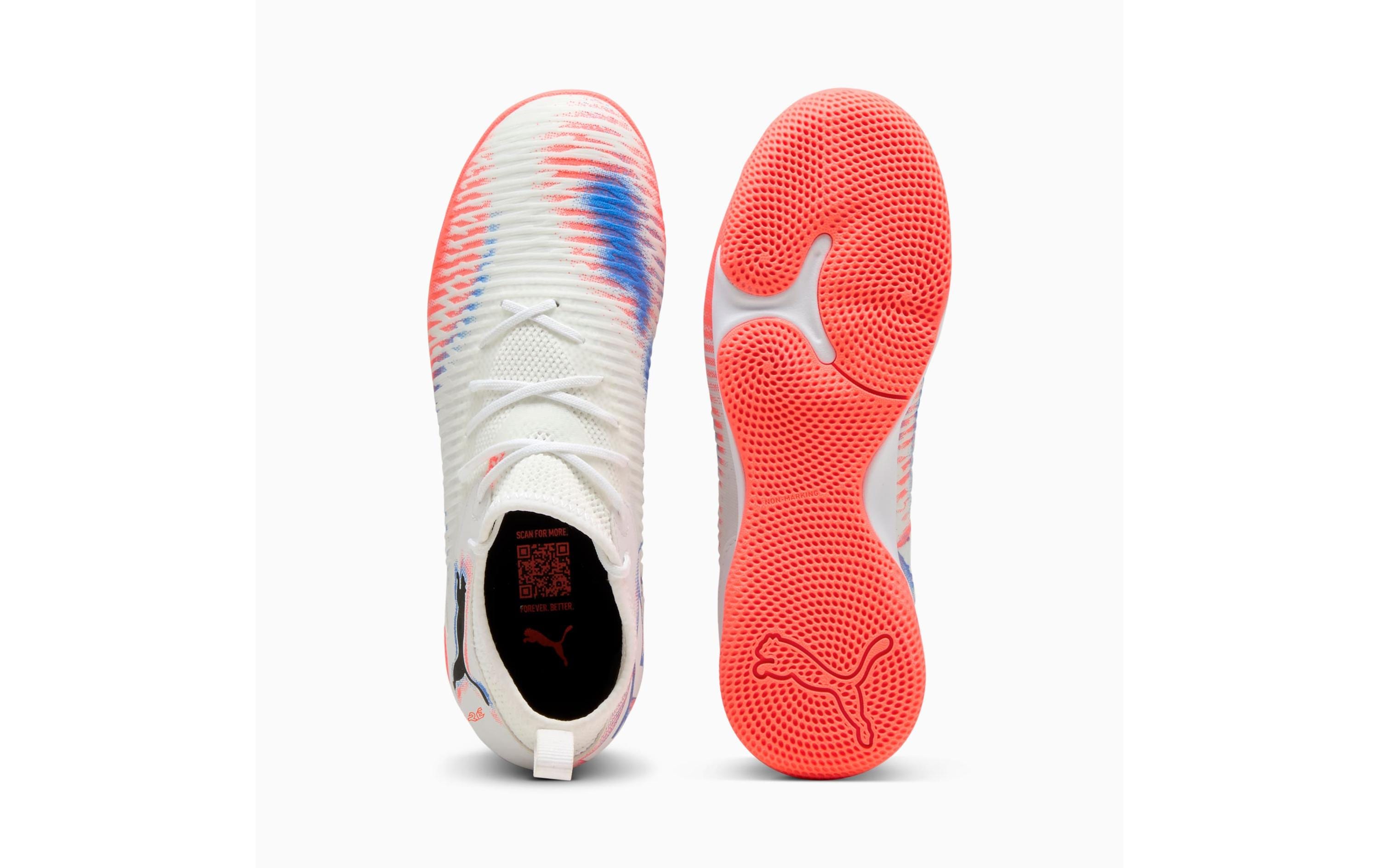 PUMA Fussballschuh Future 8 Match It + Mid Jr White, 38