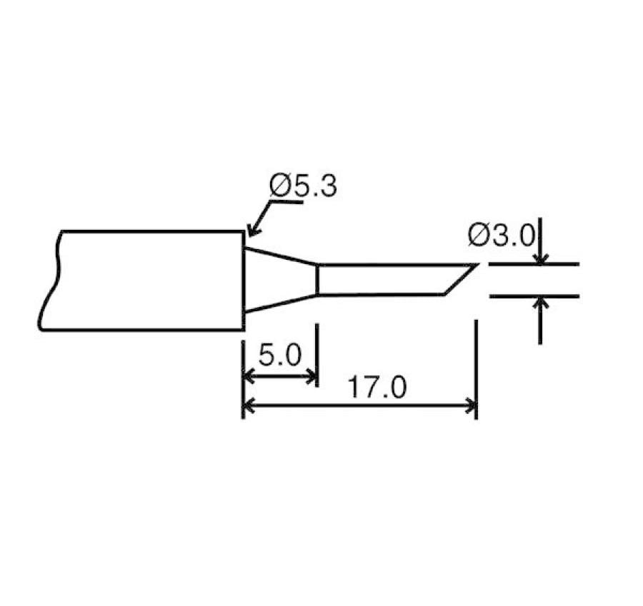 Velleman Lötspitze BITC10N3 Rund 3 mm