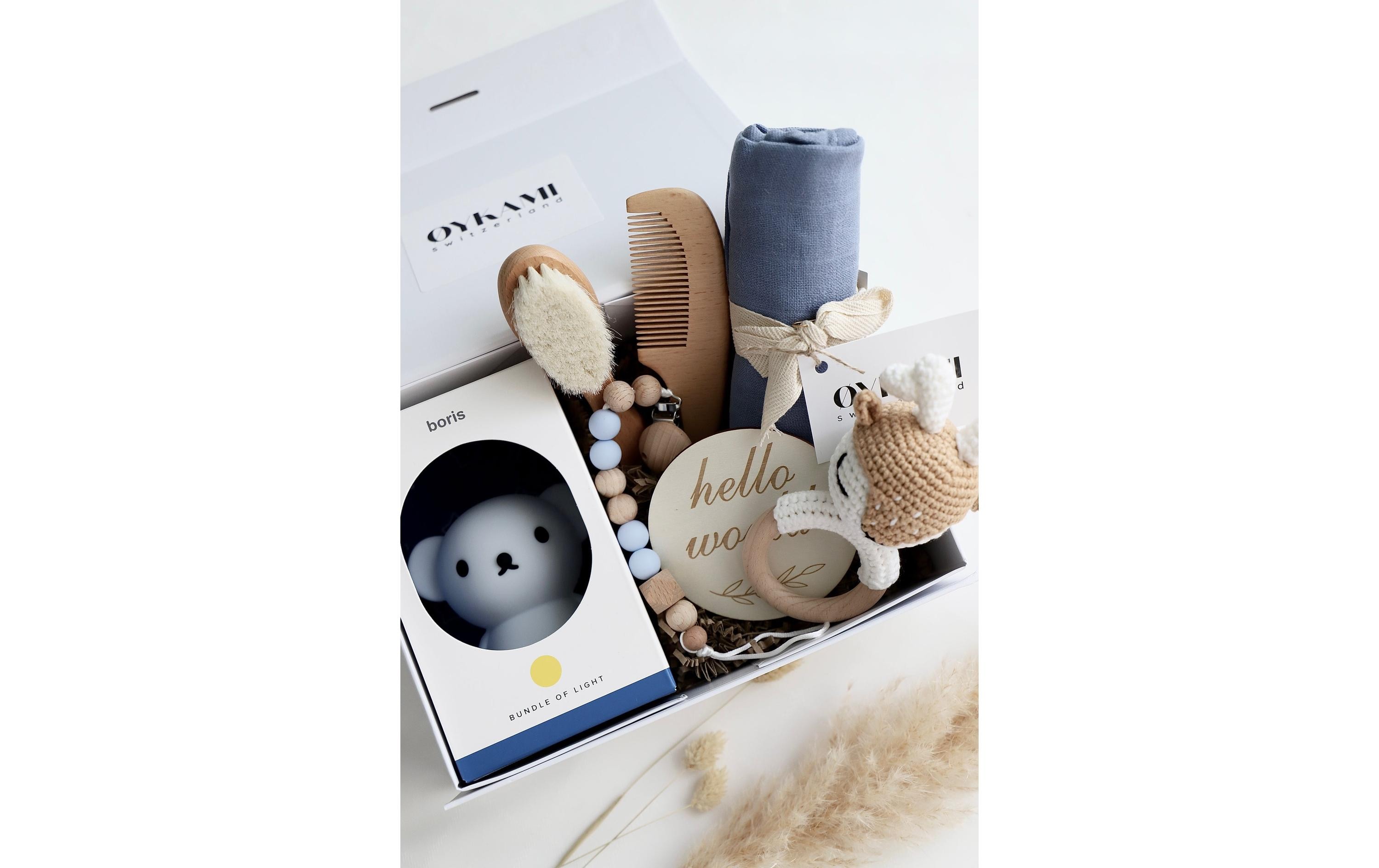 Oykami Geschenkset Madrit Junge mit Boris und Elch