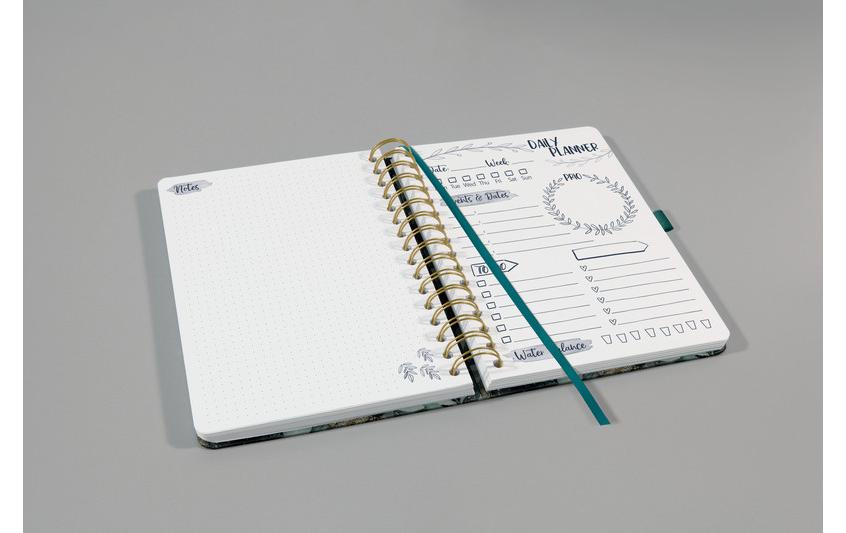 Jolie Tagesagenda Undatiert, Glamorous Leaves Pflanze, Dunkelgrün