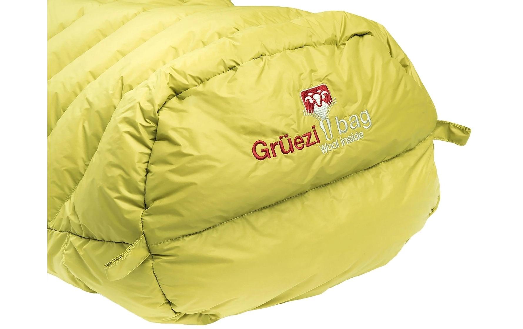 Grüezi Bag Schlafsack DownWool Extreme Light 2.0 8 °C 200 cm, Gelb