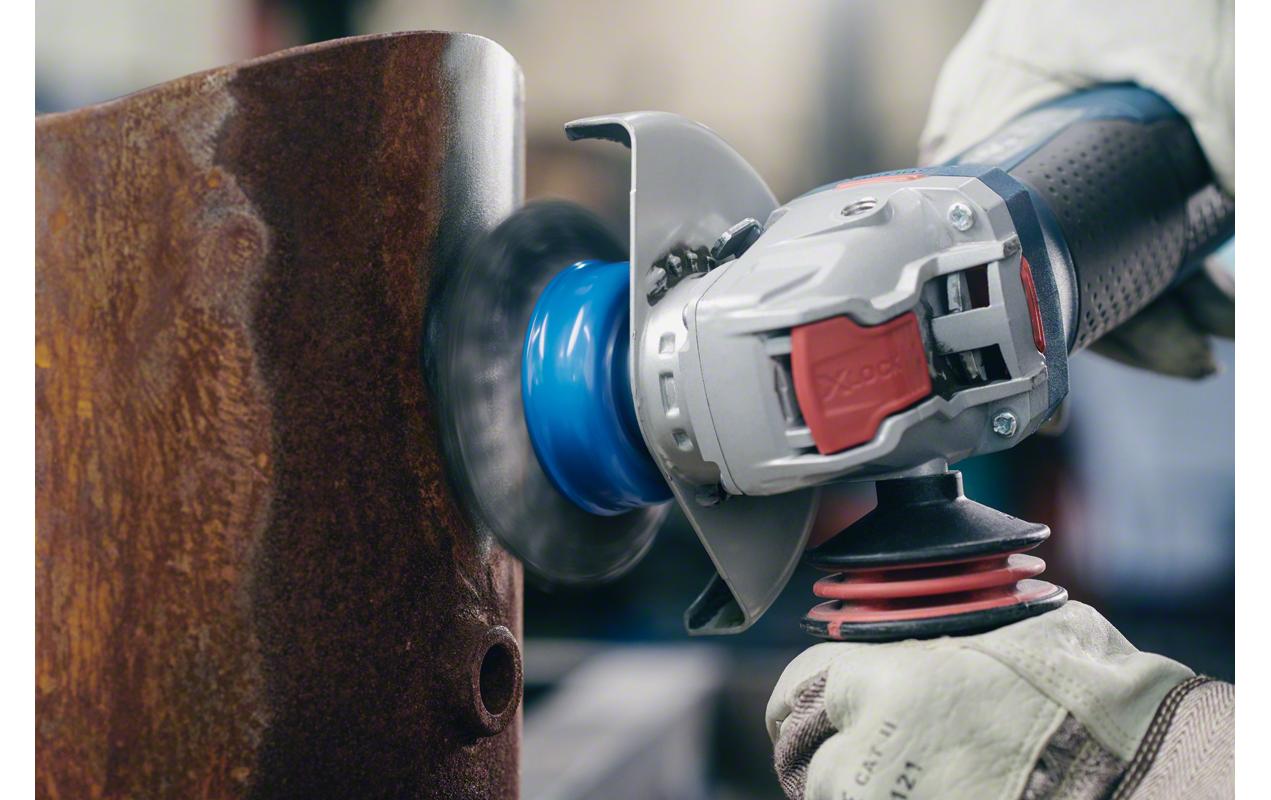 Bosch Professional Topfbürste X-Lock 75 mm, gezopfter Stahldraht