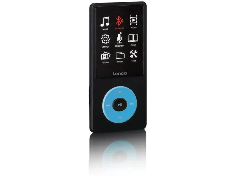 Lenco MP3 Player Xemio-860 Blau; Schwarz
