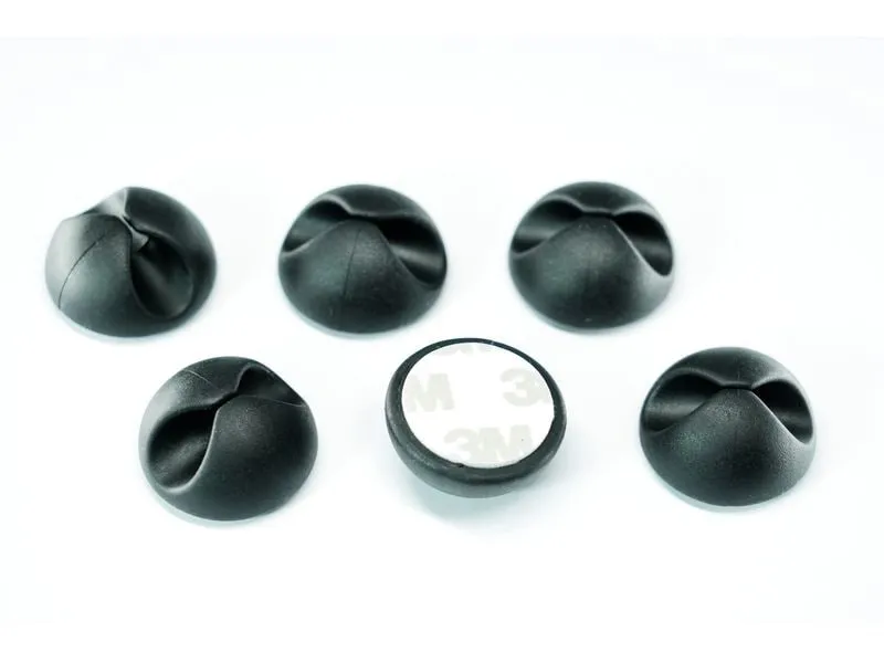 Schönenberger Beans Kabelhalterungen, Ø 29 mm, Schwarz Schönenberger Beans Kabelhalterungen, Ø 29 mm, Schwarz