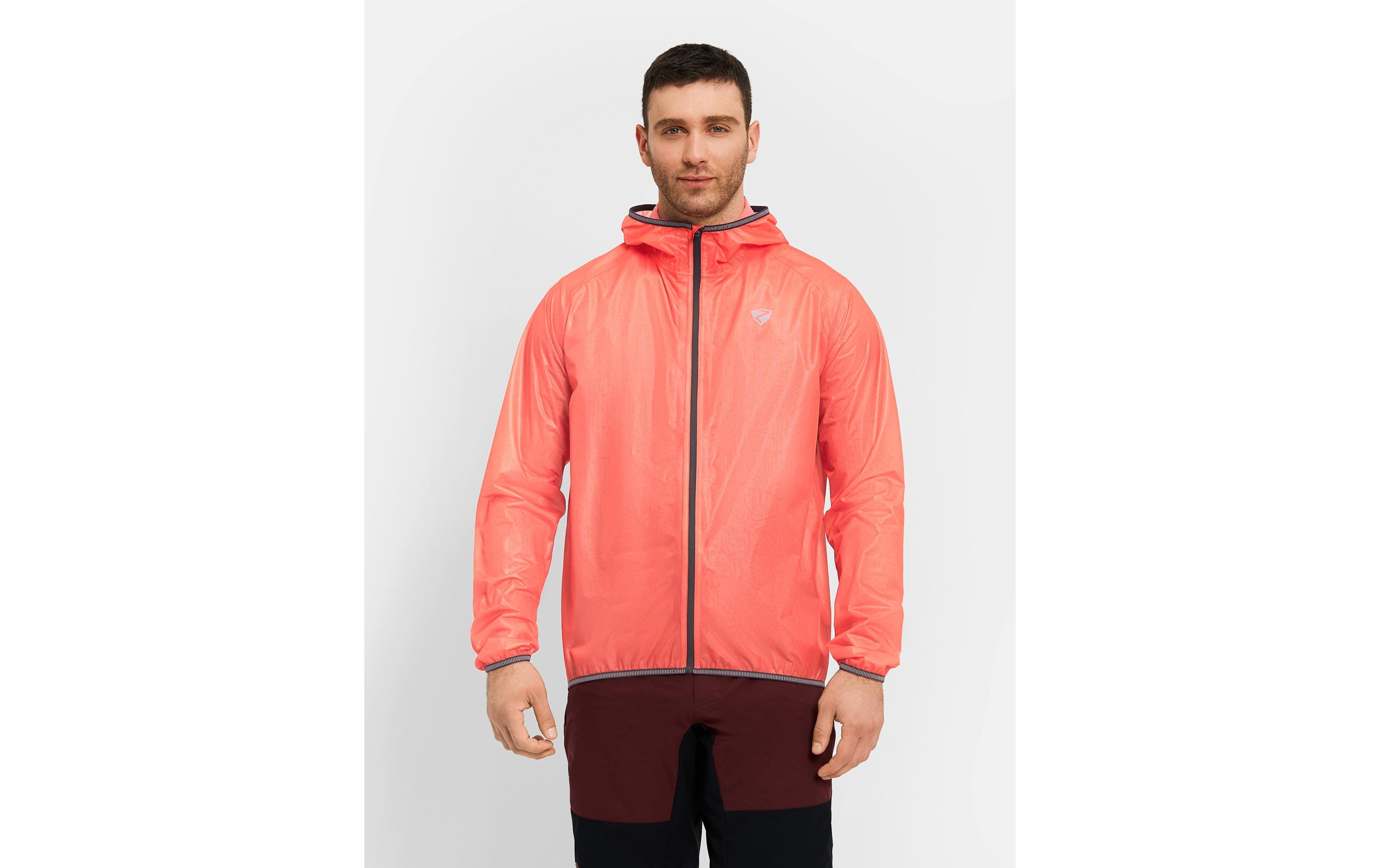 Ziener Regenjacke NATIUS-Z Herren Orangered, Gr. 46