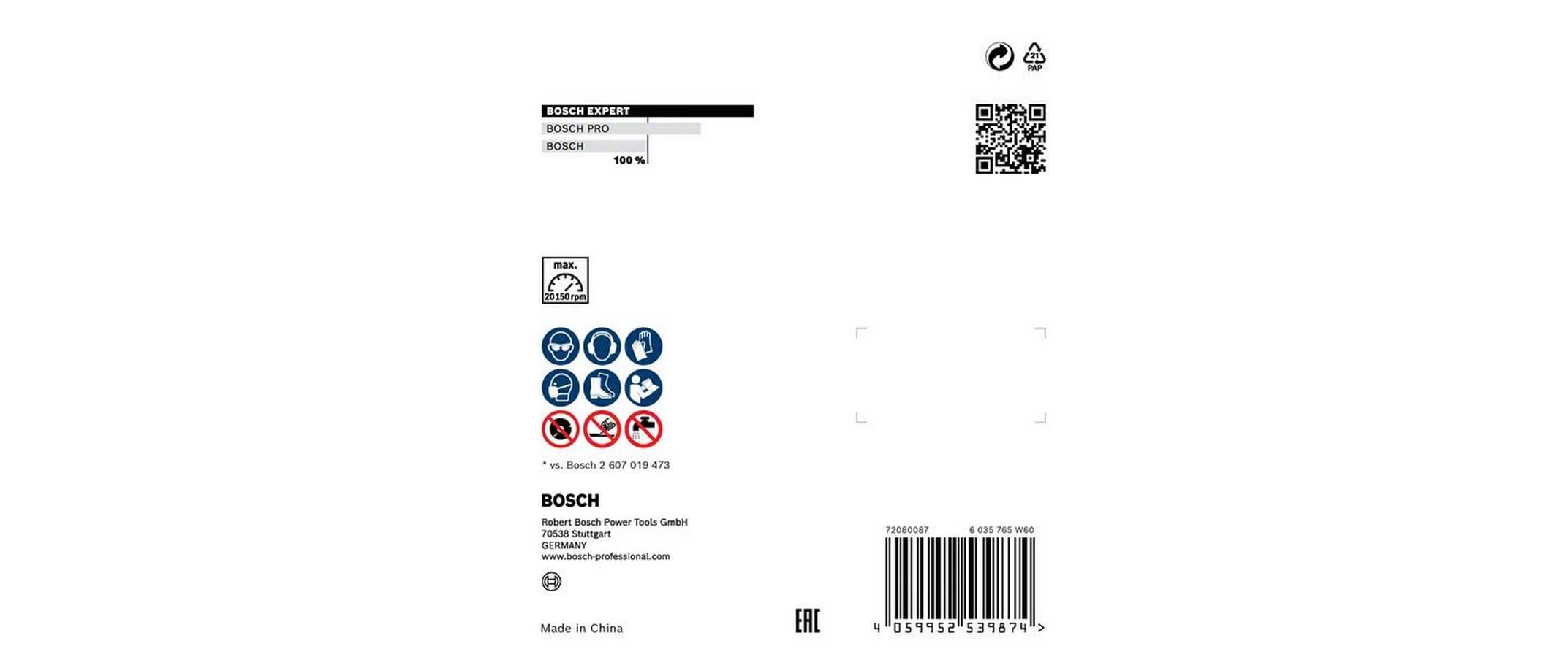 Bosch Professional Diamanttrennscheibe EXPERT HardCeramic, 76 mm