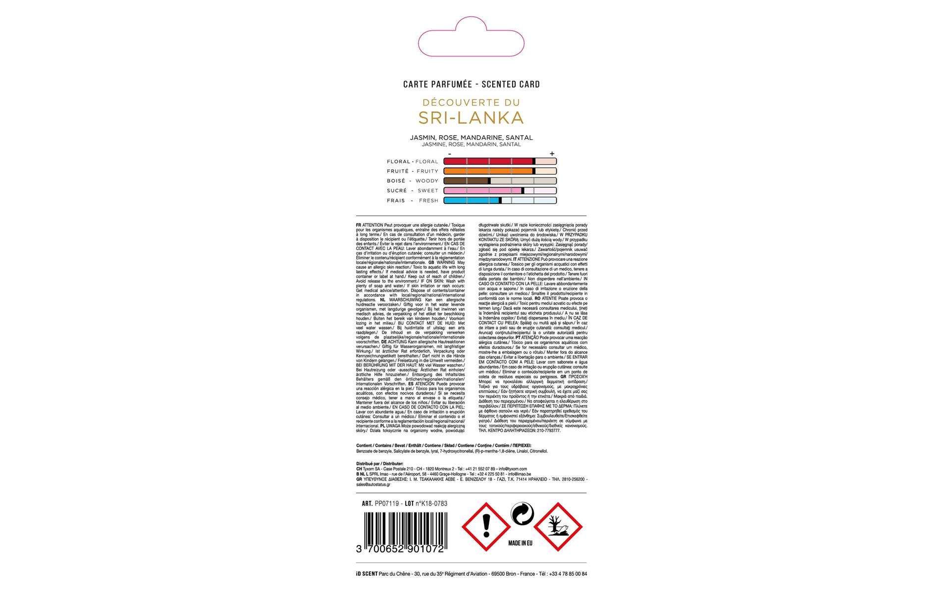 imao Parfums Découverte du Sri-Lanka