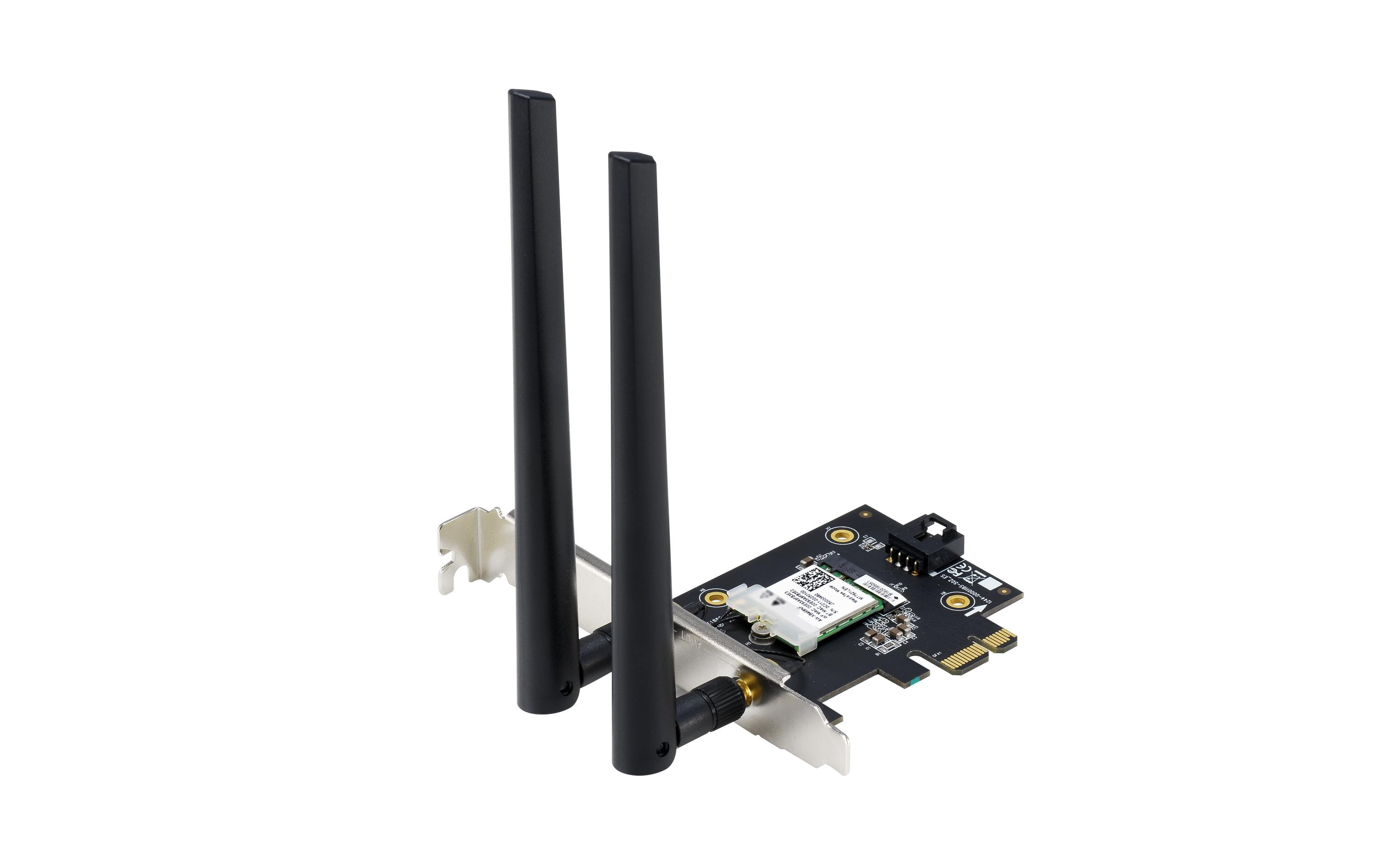 ASUS WLAN-AX PCIe Adapter PCE-AX1800 BT5.2 ASUS WLAN-AX PCIe Adapter PCE-AX1800 BT5.2