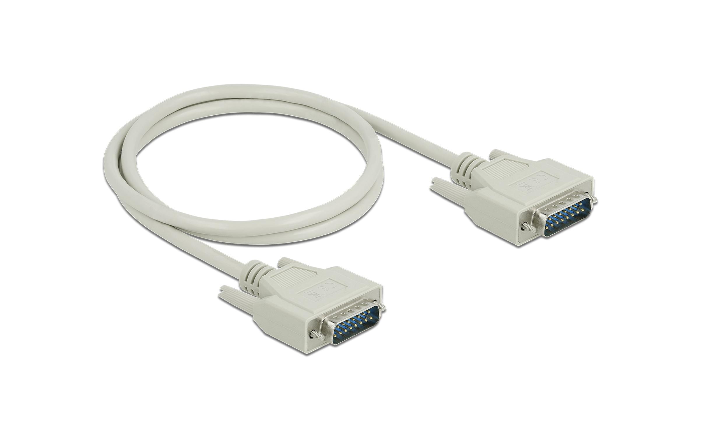 Delock Anschlusskabel D-Sub15 Stecker zu Stecker 1 m Delock Anschlusskabel D-Sub15 Stecker zu Stecker 1 m