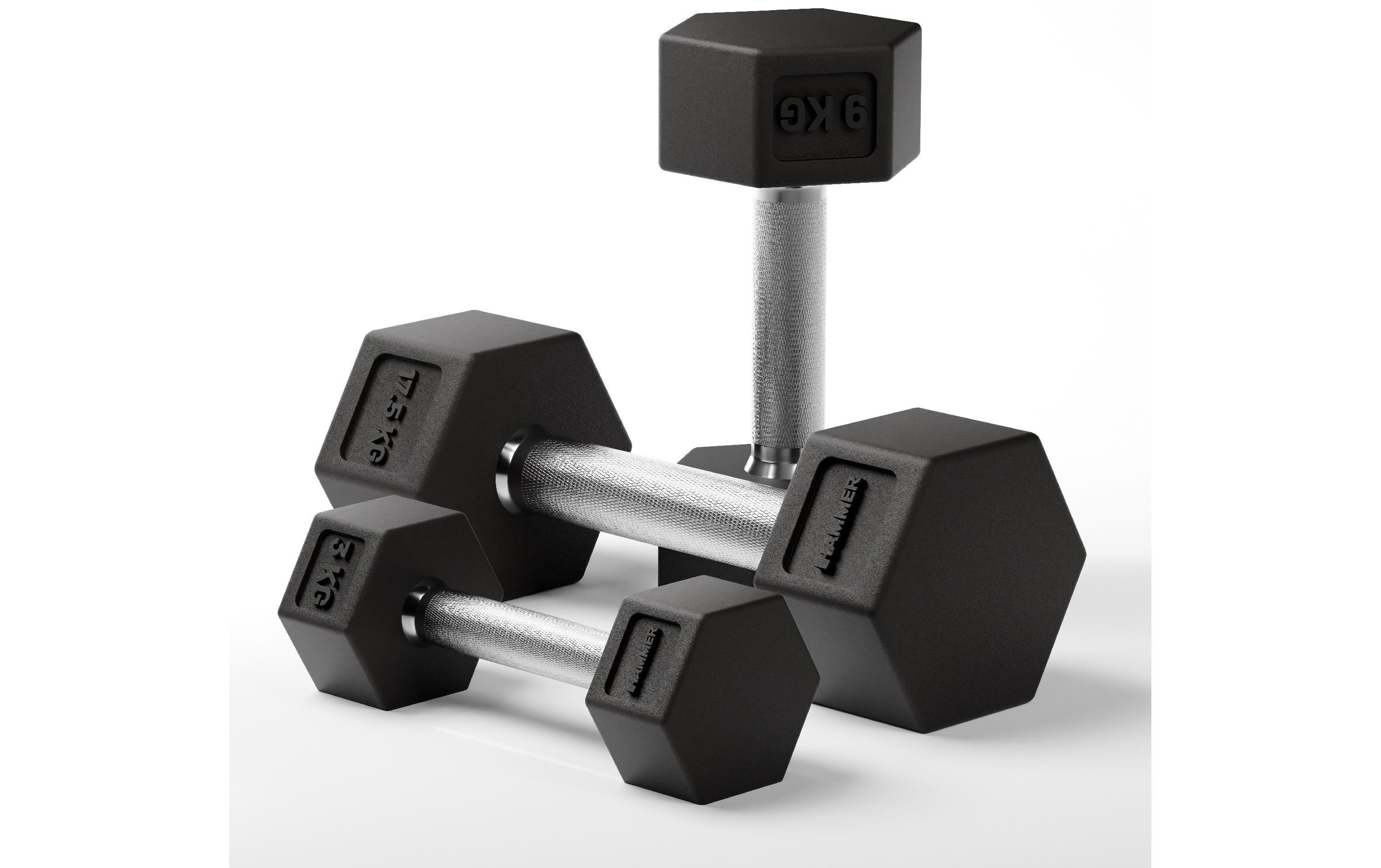 HAMMER Kurzhantel Hexagon PRO 1 x 1 kg HAMMER Kurzhantel Hexagon PRO 1 x 1 kg