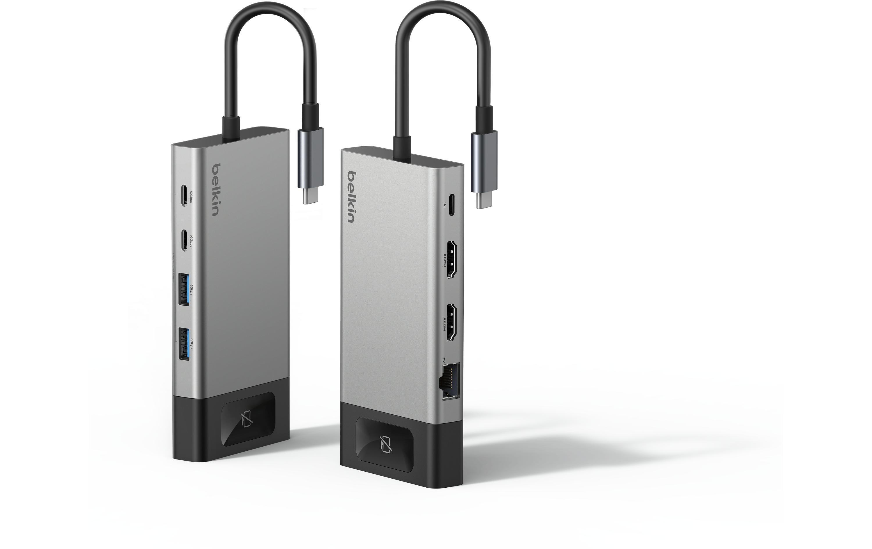 Belkin Hub 8-in-1 USB-C für zwei Bildschirme