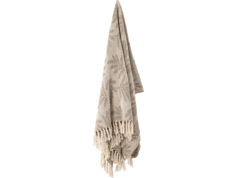 Bloomingville Decke Gabriela 130 x 160 cm, Braun