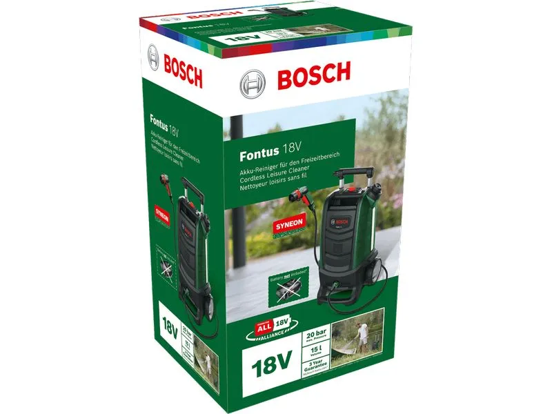 Bosch Akku-Mitteldruckreiniger Fontus 18V Solo
