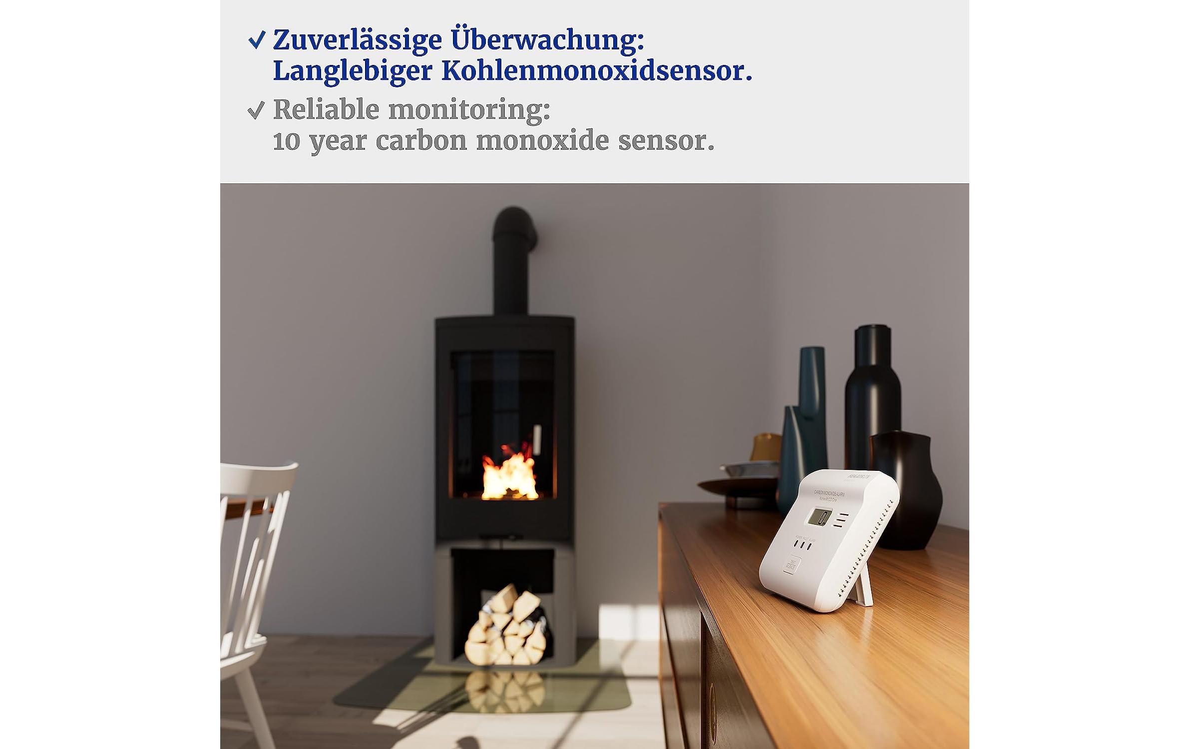 Hekatron CO-Warnmelder KONEXXT CO One 85dB, IP42, elektrochemisch Hekatron CO-Warnmelder KONEXXT CO One 85dB, IP42, elektrochemisch