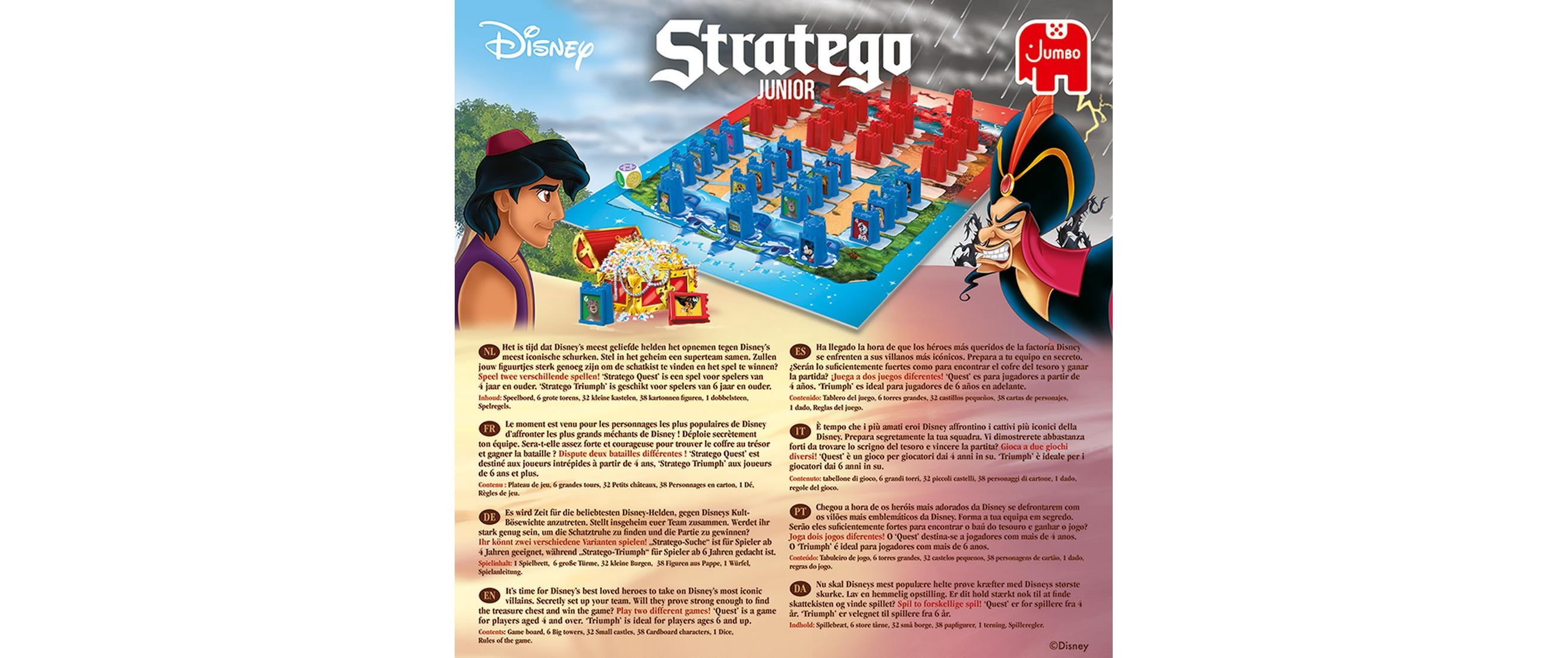Jumbo Kinderspiel Stratego Junior Disney