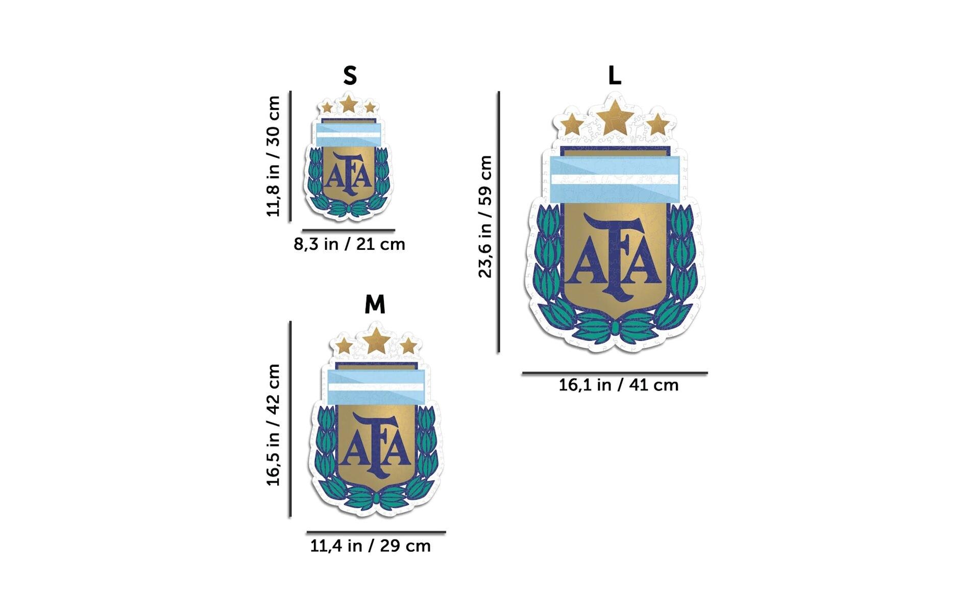 Iconic Puzzle Nationalmanschaft Argentinien- Logo