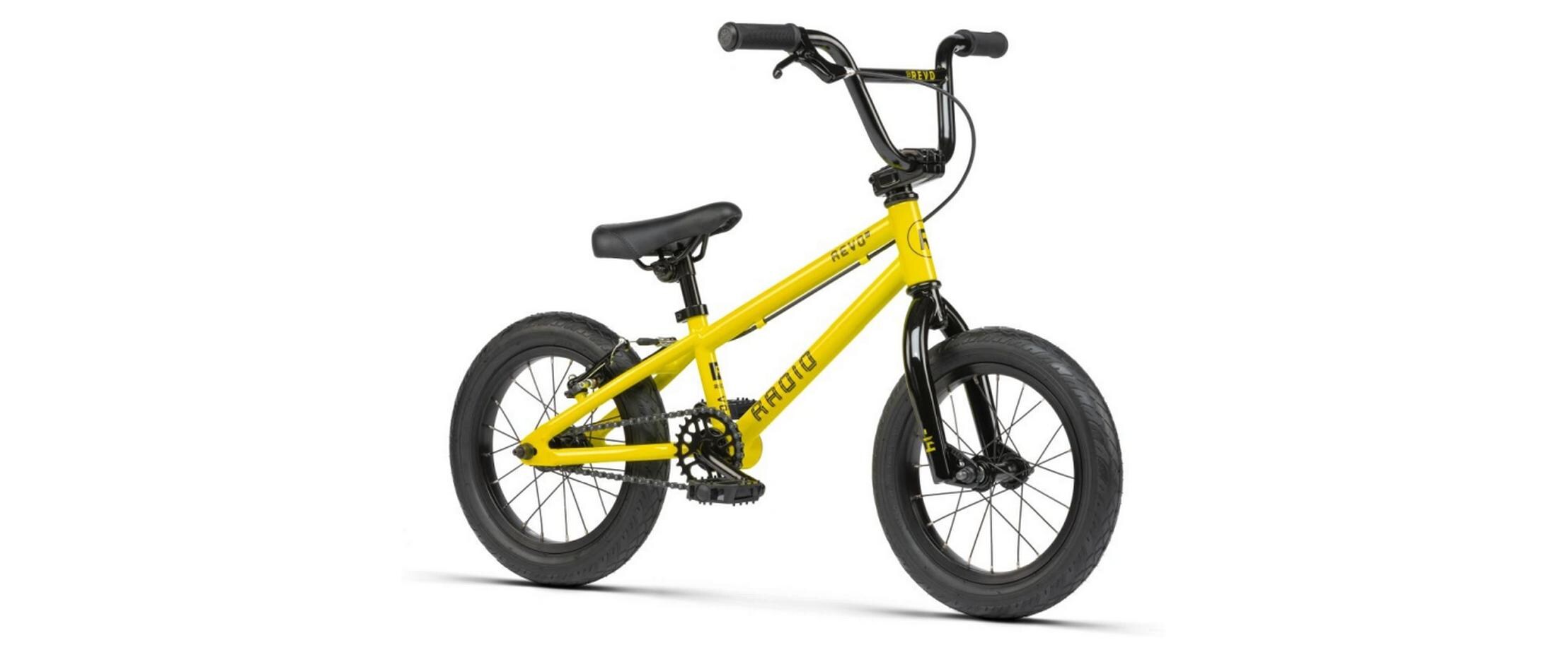 RADIO Kinderfahrrad REVO, 14 Zitronengelb RADIO Kinderfahrrad REVO, 14 Zitronengelb