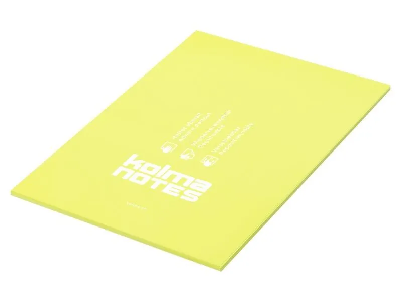 Kolma Notizzettel NOTES A5 Gelb, 50 Blatt Kolma Notizzettel NOTES A5 Gelb, 50 Blatt