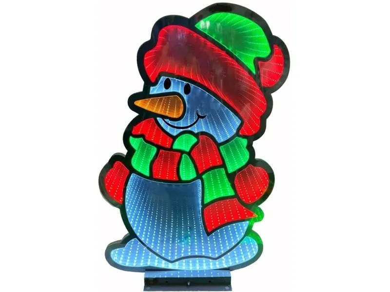 Dameco LED Figur Schneemann mit Infinity Effekt Outdoor Dameco LED Figur Schneemann mit Infinity Effekt Outdoor
