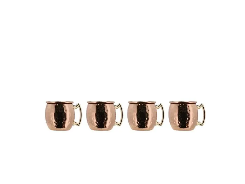 Lyngby Schnapsglas Moscow Mule 80 ml, 4 Stück, Kupfer
