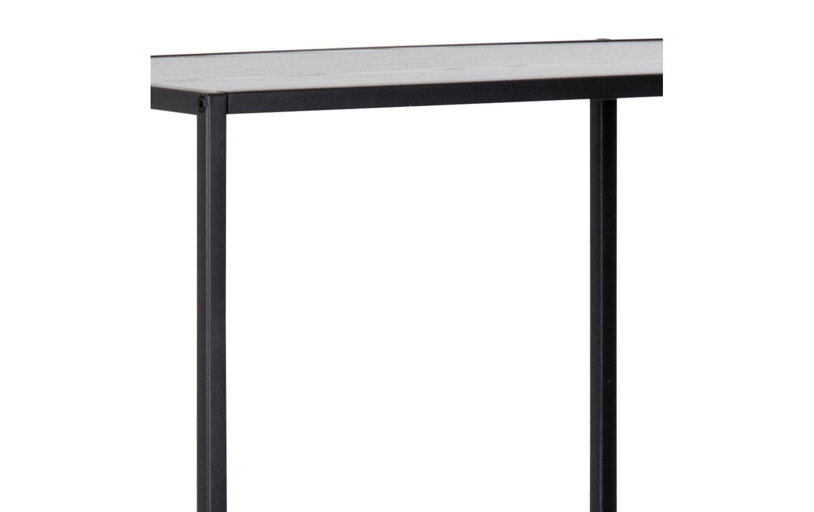 AC Design Regal Seaford 77 x 35 x 114 cm, Schwarz