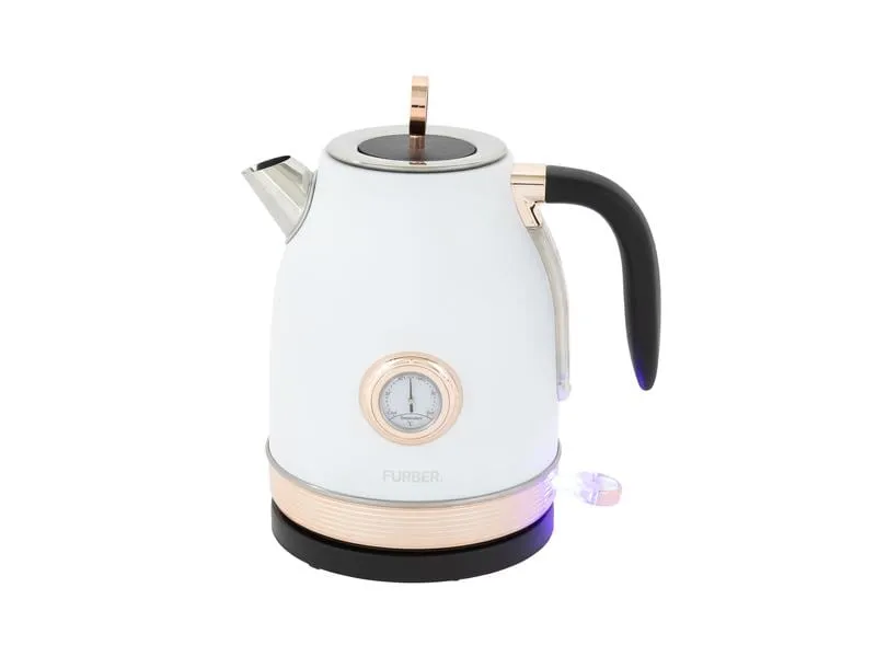 FURBER Wasserkocher Monroe 1.7 l, Rosegold/Weiss