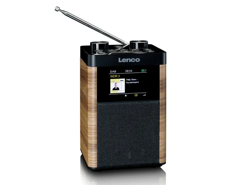 Lenco DAB+ Radio PDR-060WD Schwarz/Weiss Lenco DAB+ Radio PDR-060WD Schwarz/Weiss