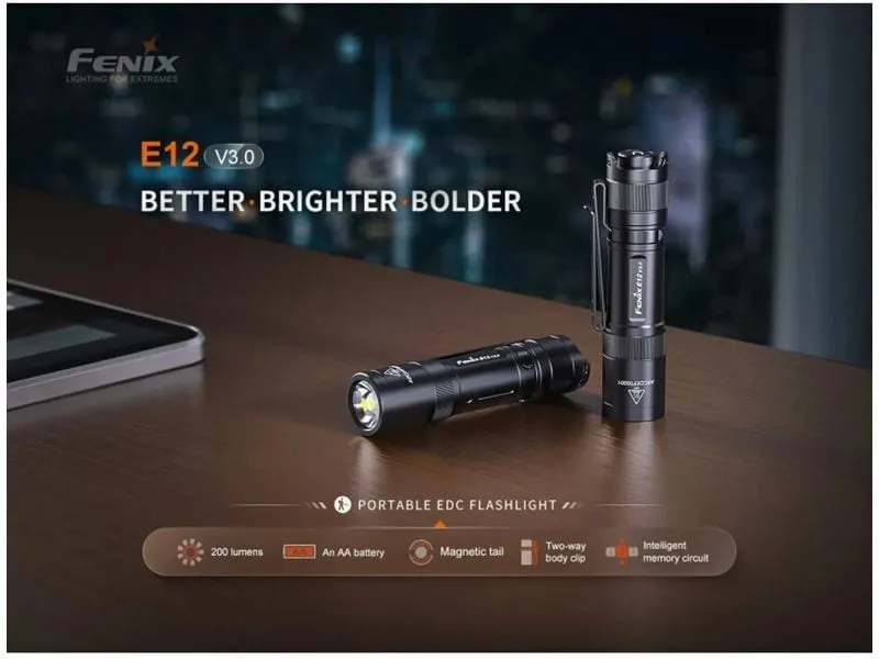 Fenix Taschenlampe E12 V3.0 - 200 Lumen