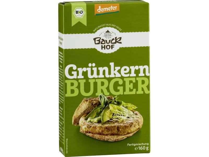 Bauck Mühle Bio Demeter Burger Grünkern 160 g