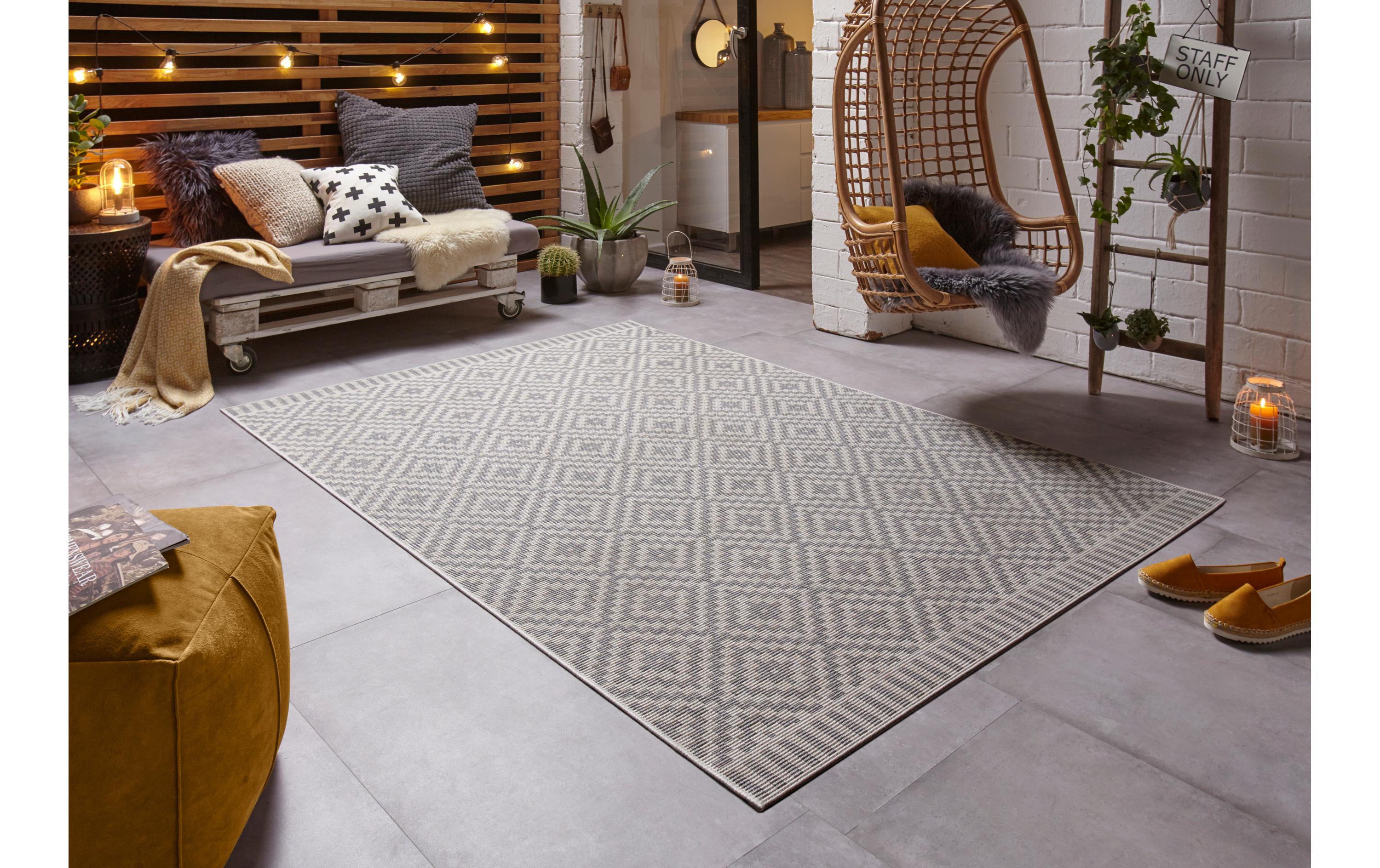 Freundin Home Collection Teppich Breeze 160 x 230 cm, Grau