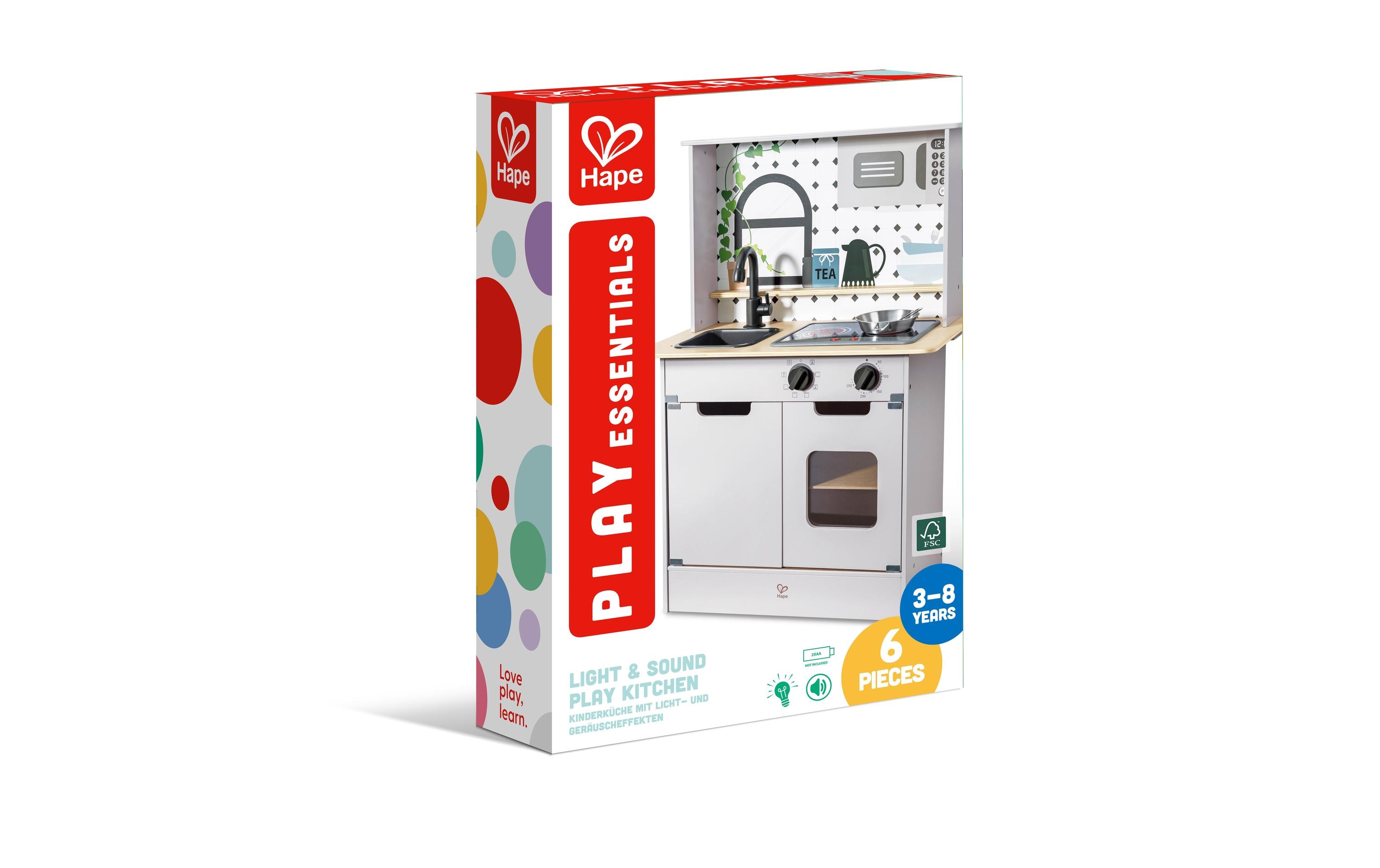 Hape Kitchen Playset warm beige gray