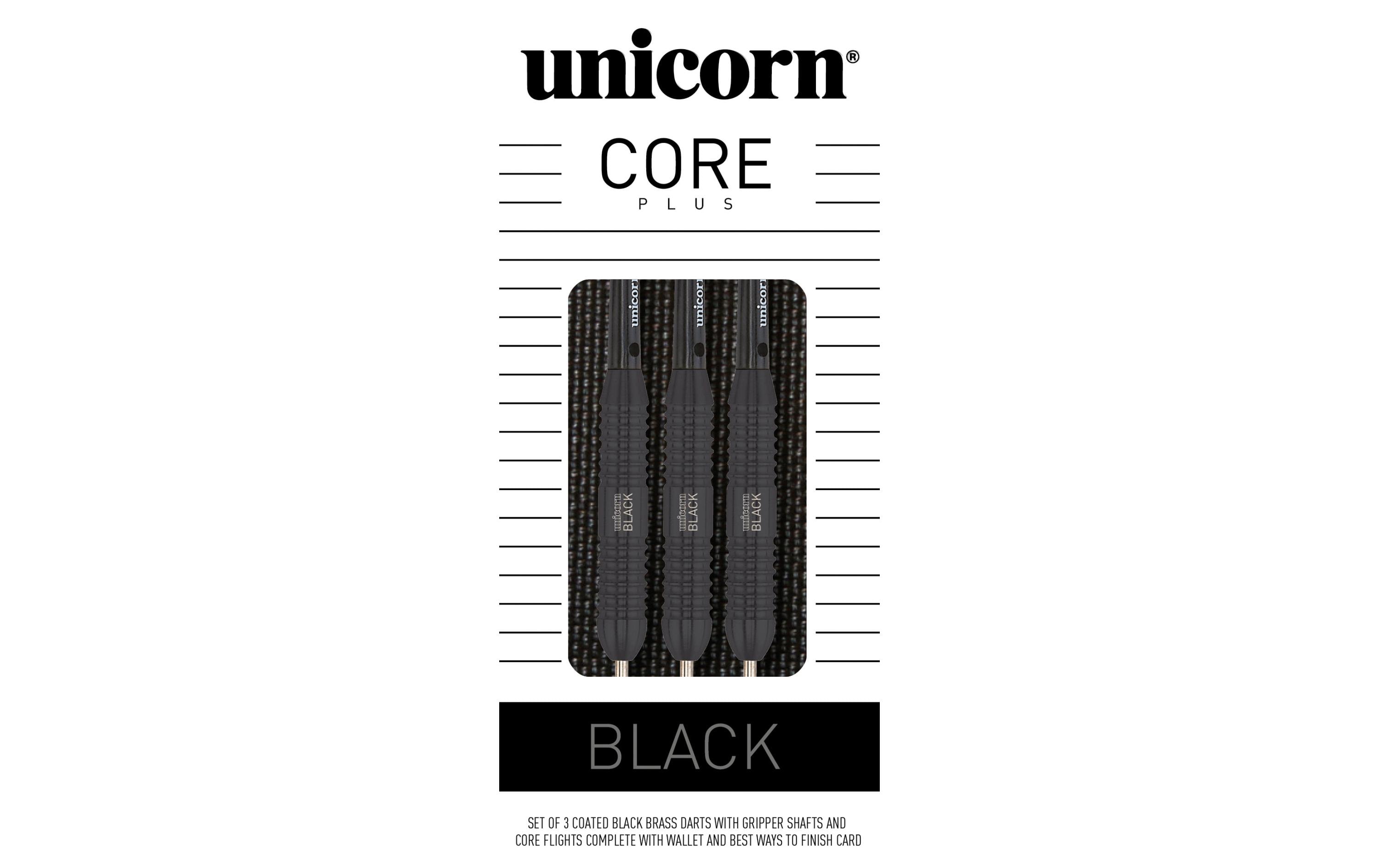 Unicorn Dartpfeile Core Plus Win Black Brass