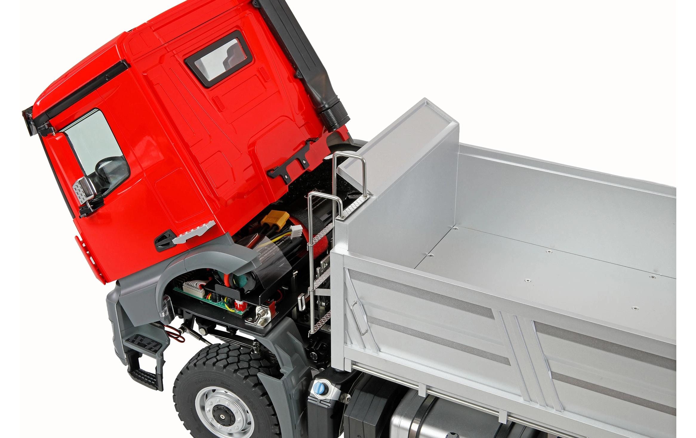 Amewi Mercedes-Benz Arocs Muldenkipper 6 x 6 1:14 RTR Rot