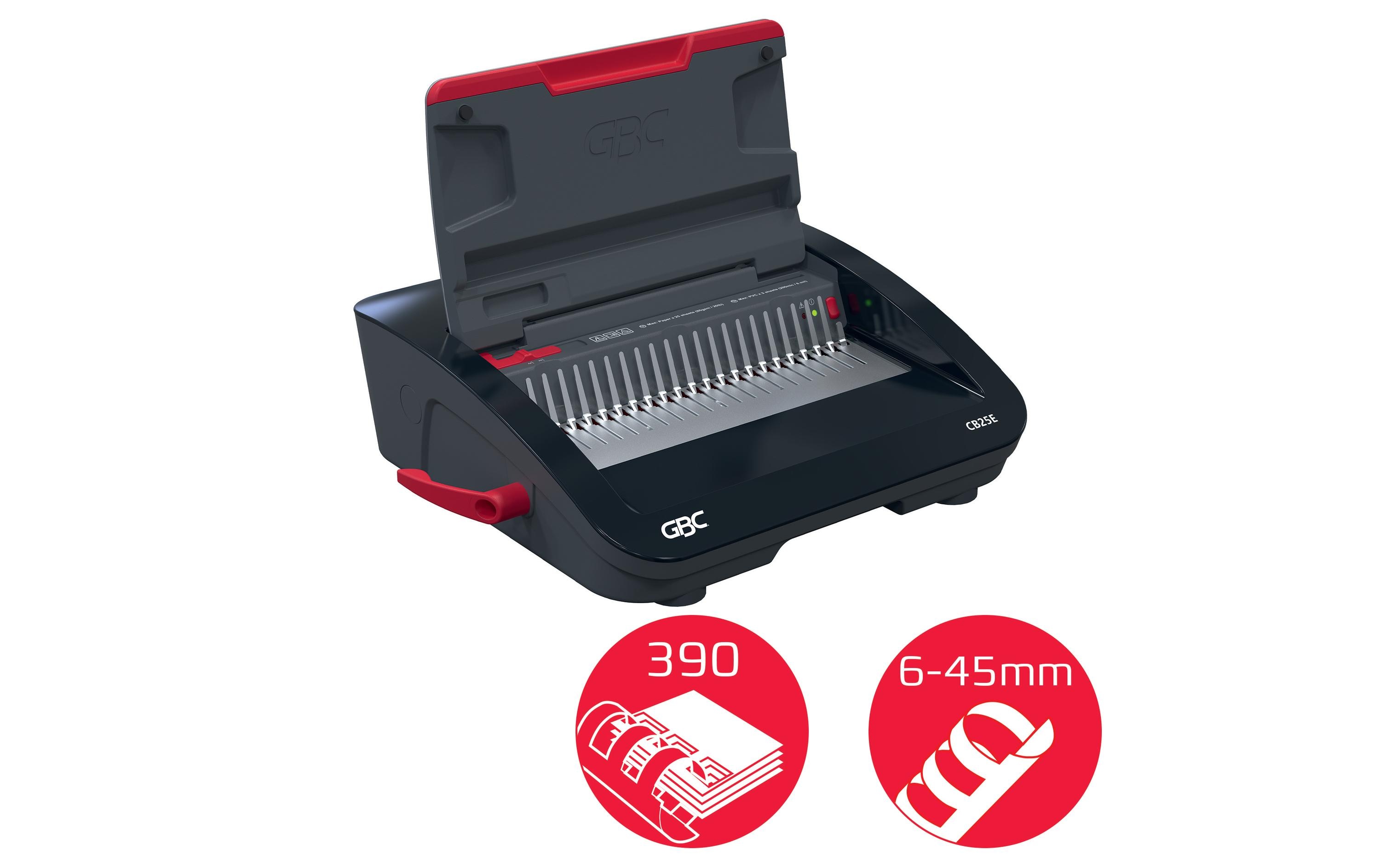 GBC Plastikbindegerät Combbind CB25E 390 Seiten
