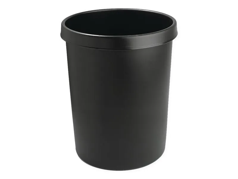 Helit Papierkorb 45 l, Schwarz Helit Papierkorb 45 l, Schwarz