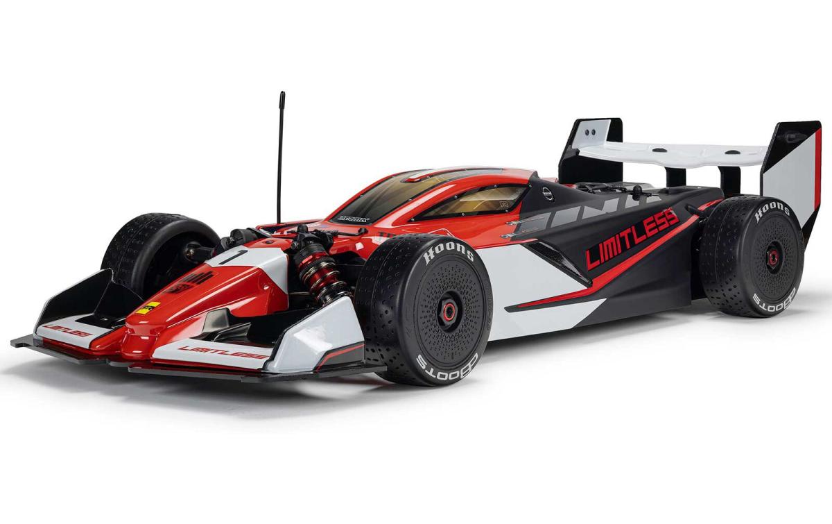 Arrma Formel 1 Limitless 8s ARTR 1:7 - Rot / Schwarz
