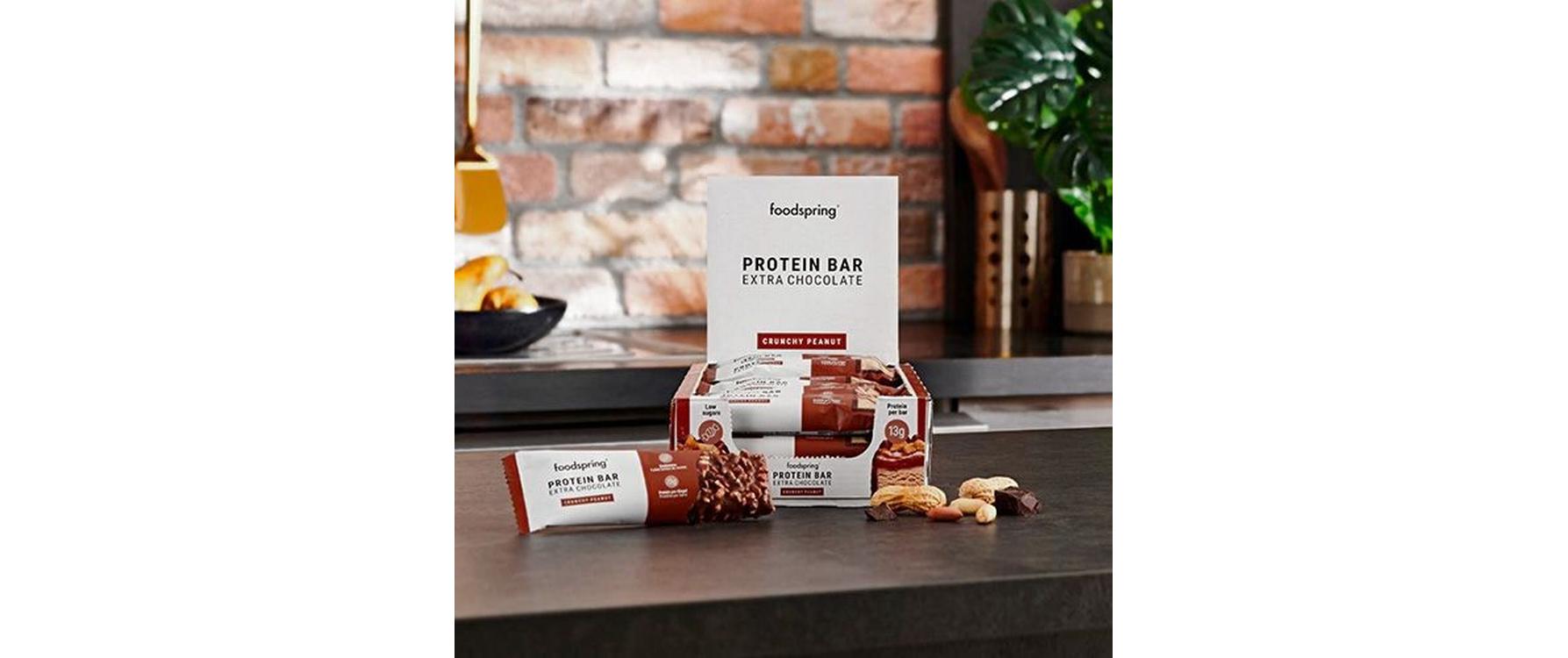 Foodspring Riegel Extra Chocolate Crunch/Erdnuss