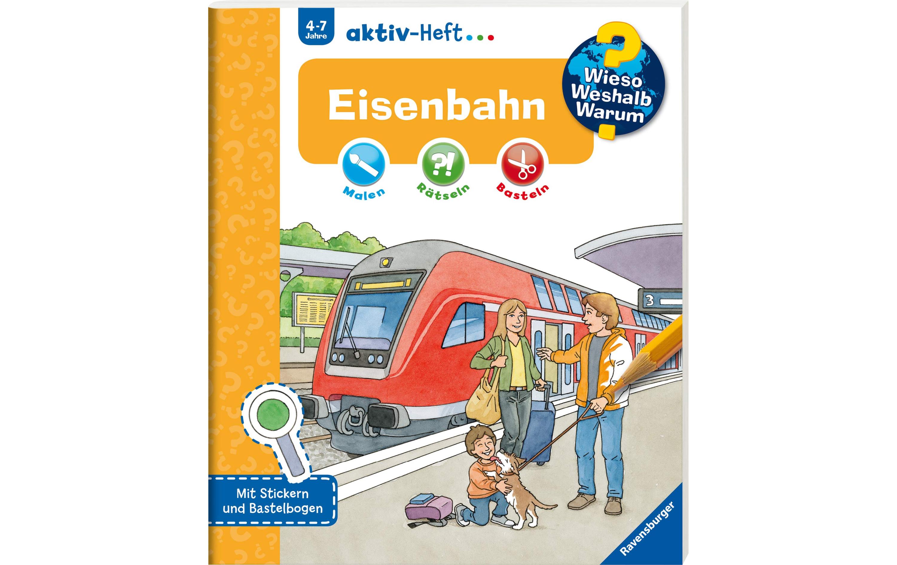 Ravensburger Kinder-Sachbuch WWW Aktiv-Heft Eisenbahn Ravensburger Kinder-Sachbuch WWW Aktiv-Heft Eisenbahn