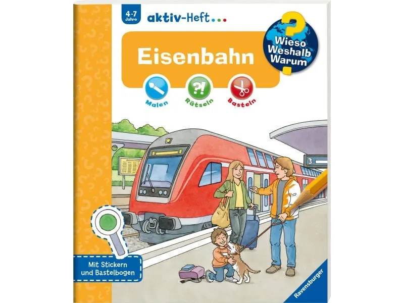 Ravensburger Kinder-Sachbuch WWW Aktiv-Heft Eisenbahn Ravensburger Kinder-Sachbuch WWW Aktiv-Heft Eisenbahn