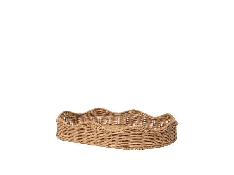 Broste Copenhagen Lola Oval, Rattan, Natur, 50 cm x 35 cm x 8 cm Broste Copenhagen Lola Oval, Rattan, Natur, 50 cm x 35 cm x 8 cm