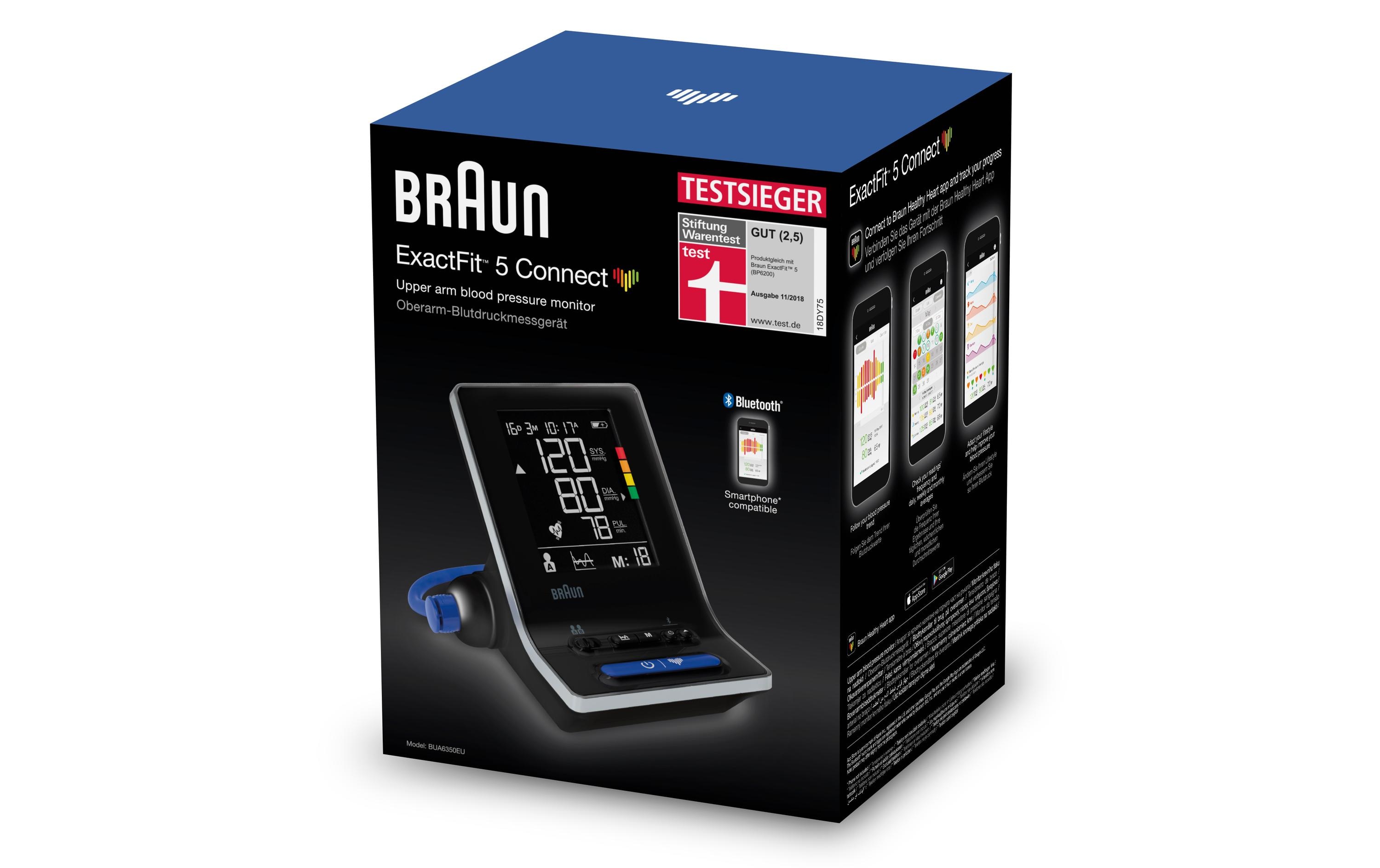 Braun Blutdruckmessgerät ExactFit 5 Connect BUA 6350