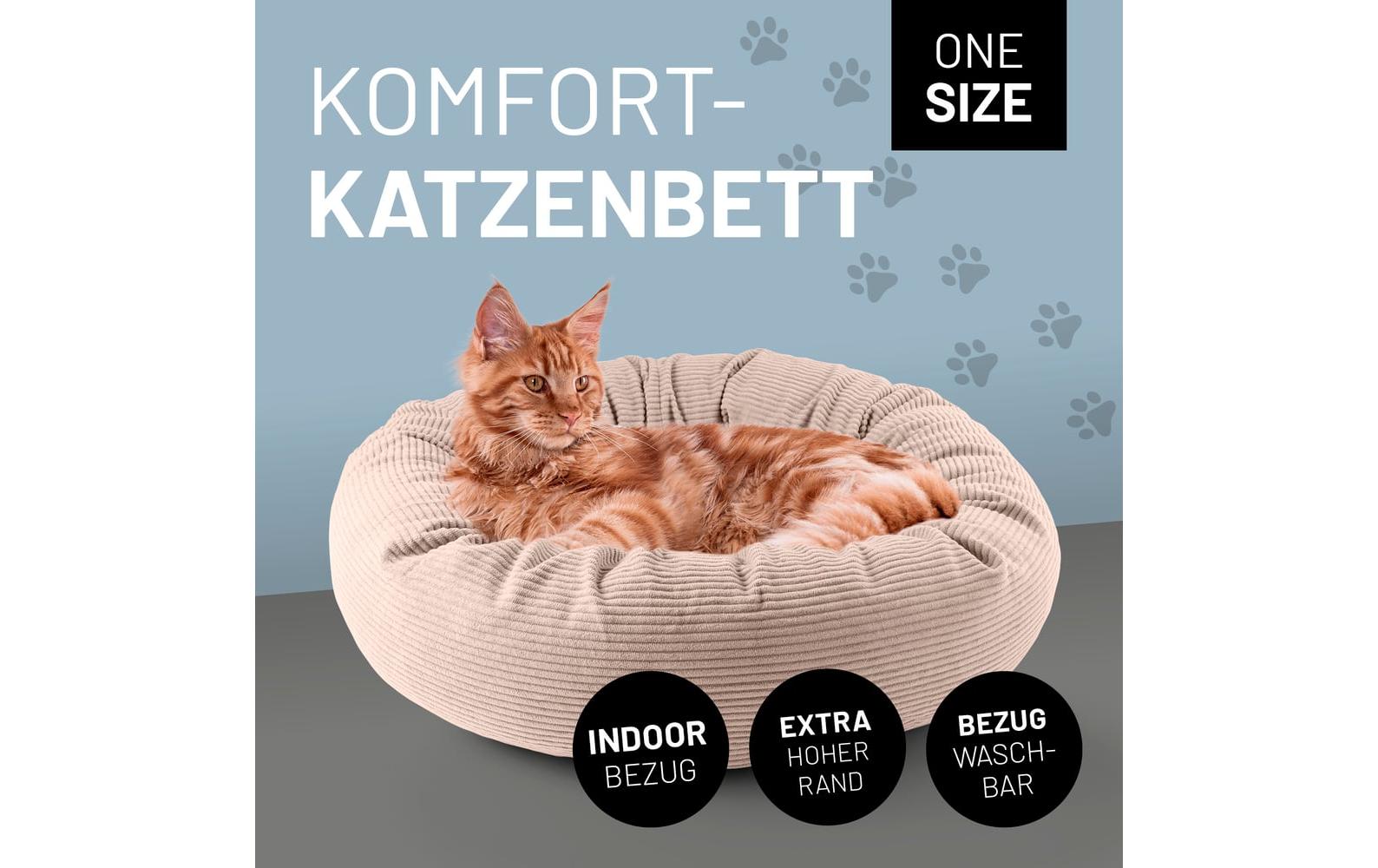 Lumaland Katzenbett Cord Rose