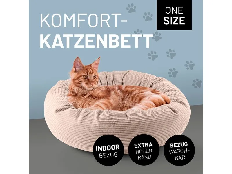 Lumaland Katzenbett Cord Rose