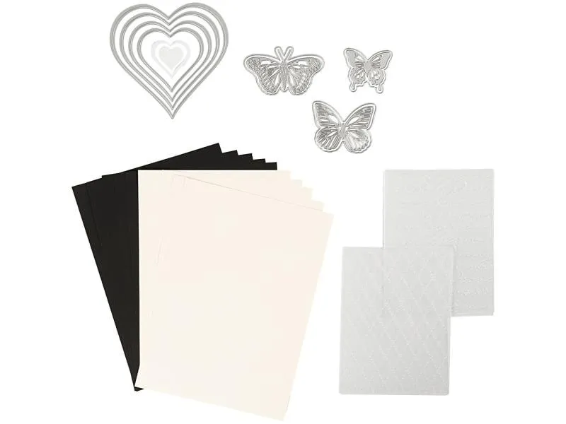 Creativ Company Stanz- und Prägemaschine A5 Starterkit , Blatt