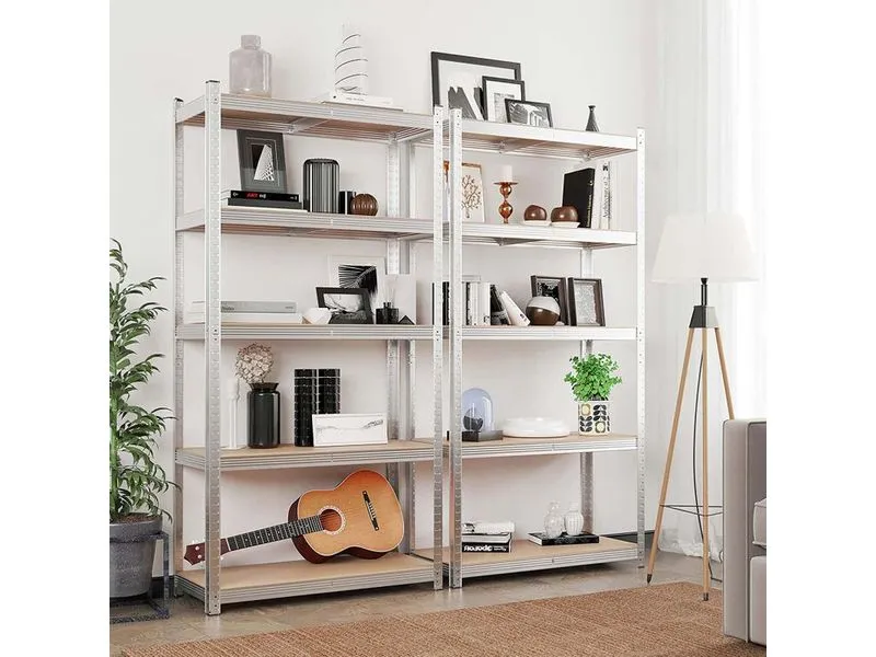 Songmics Regal 2 Stück, Silber Songmics Regal 2 Stück, Silber